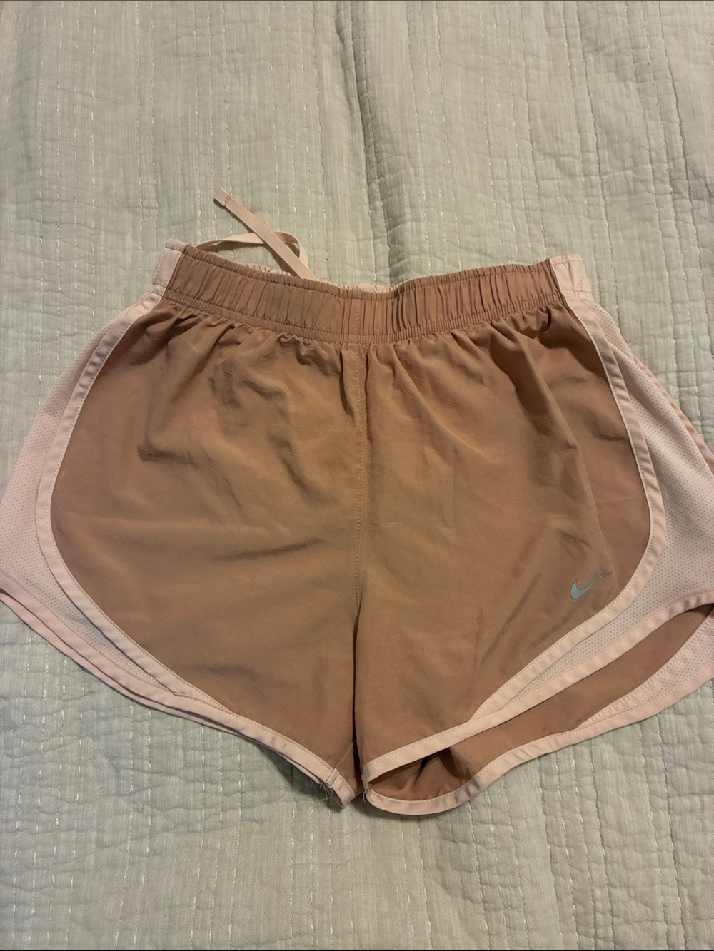 Nike Women’s Dusty Pink Tan Athletic Shorts